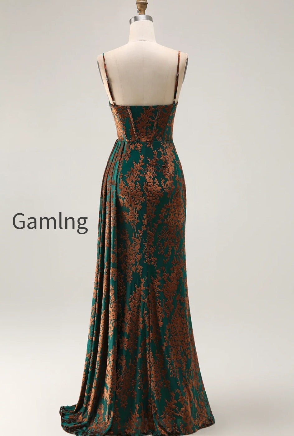 burgundy-corset-spaghetti-straps-velvet-long-wedding-guest-dress-with-slit
