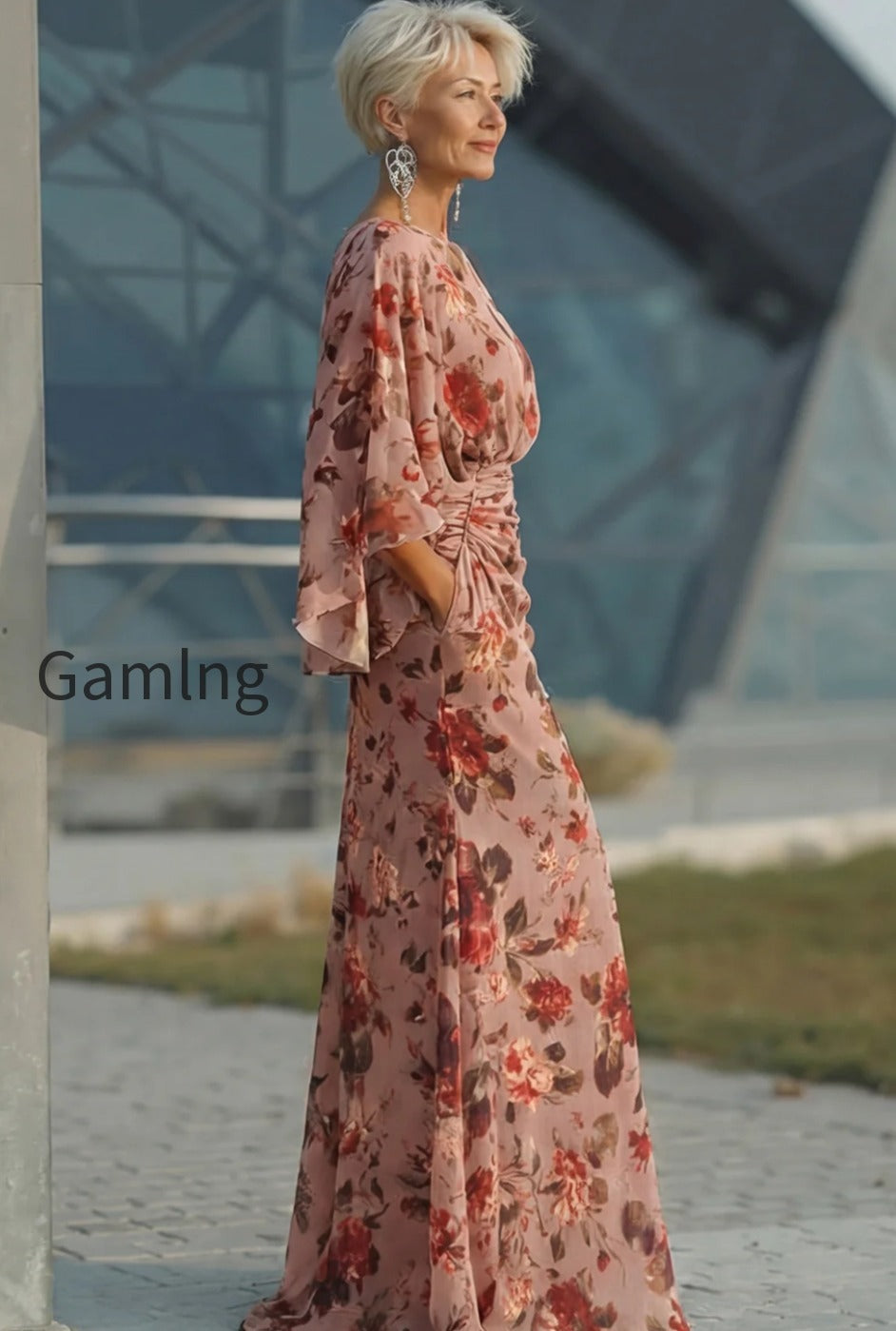 floral-dusty-rose-boat-neck-long-mother-of-the-bride-dress-with-pockets