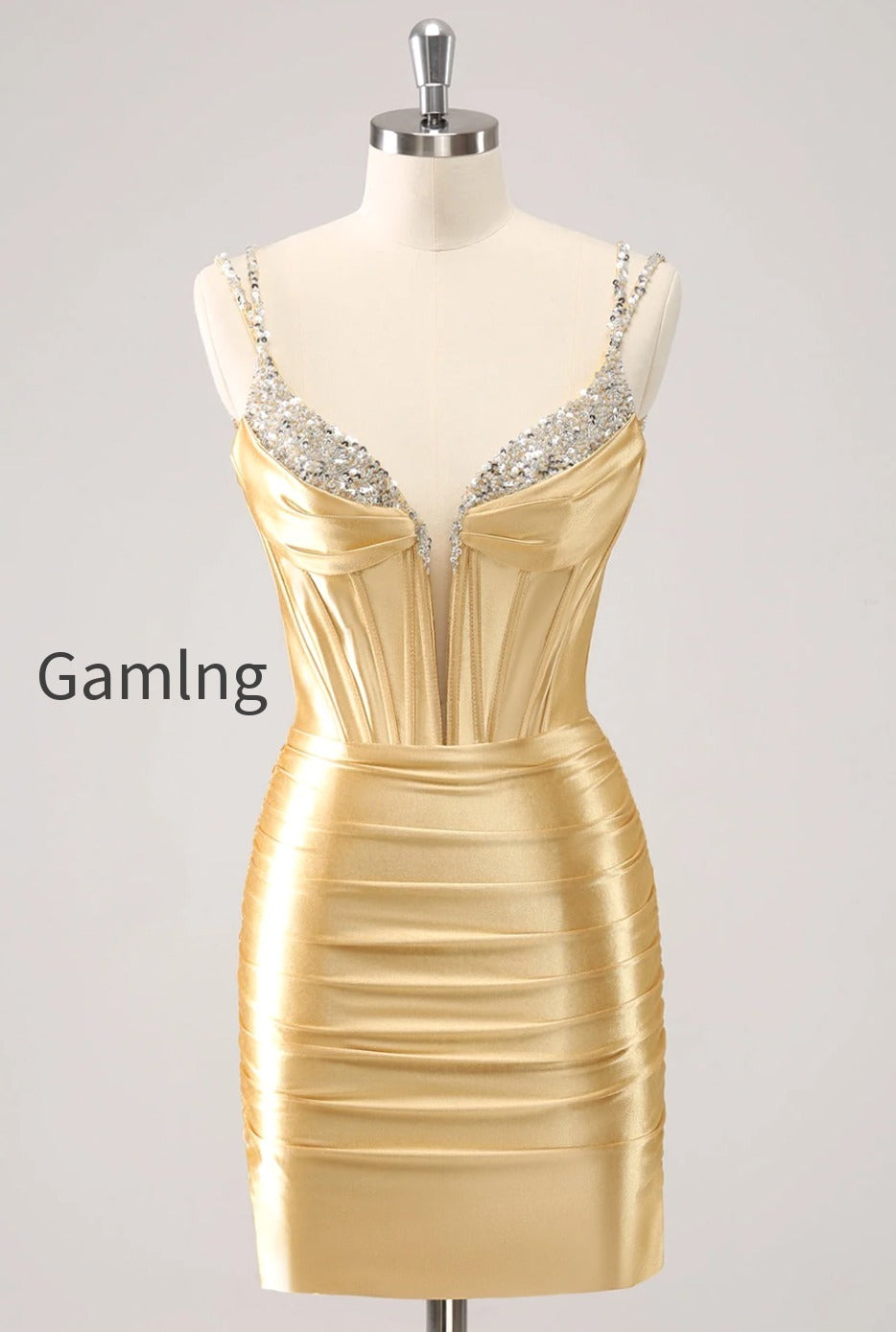 golden-spaghetti-straps-bodycon-homecoming-dress-with-sequins