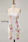 sparkly-white-floral-strapless-short-tight-homecoming-dress-with-sequins