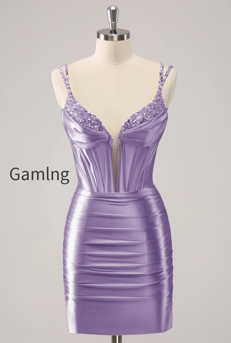 golden-spaghetti-straps-bodycon-homecoming-dress-with-sequins