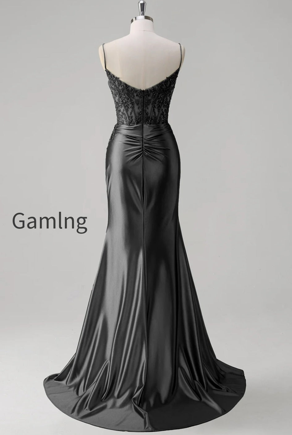 green-mermaid-applique-spaghetti-straps-corset-long-prom-dress-with-slit