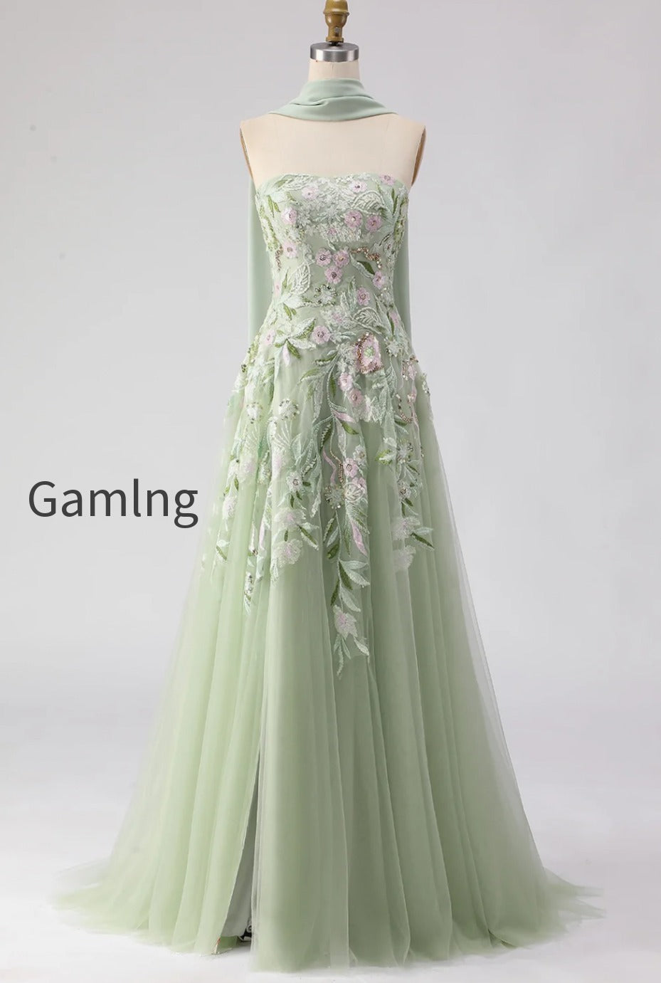 floral-dusty-sage-a-line-neck-scarf-tulle-long-prom-dress-with-appliques