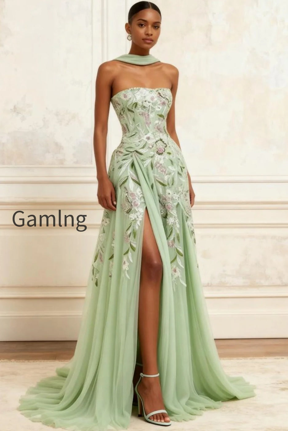 floral-dusty-sage-a-line-neck-scarf-tulle-long-prom-dress-with-appliques