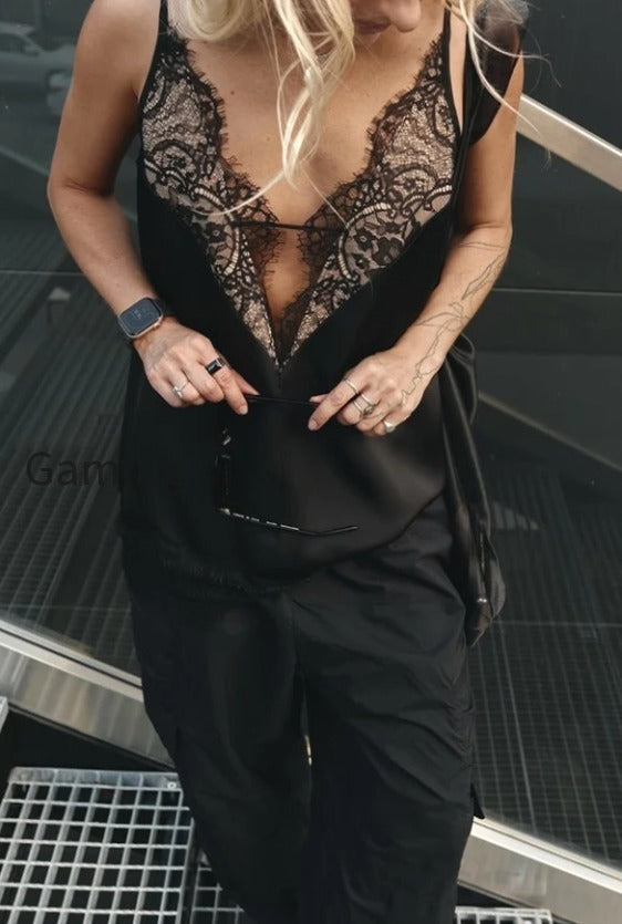 sexy-lace-patchwork-deep-v-neck-cami-top