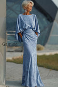 floral-dusty-blue-sheath-boat-neck-pockets-long-mother-of-the-bride-dress-with-sleeves