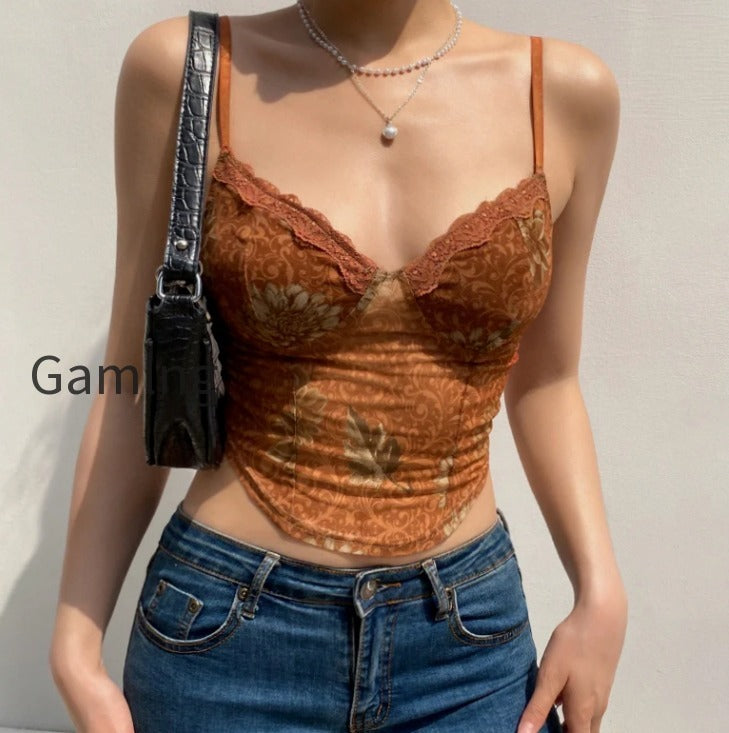 vintage-lace-maple-print-cami-top