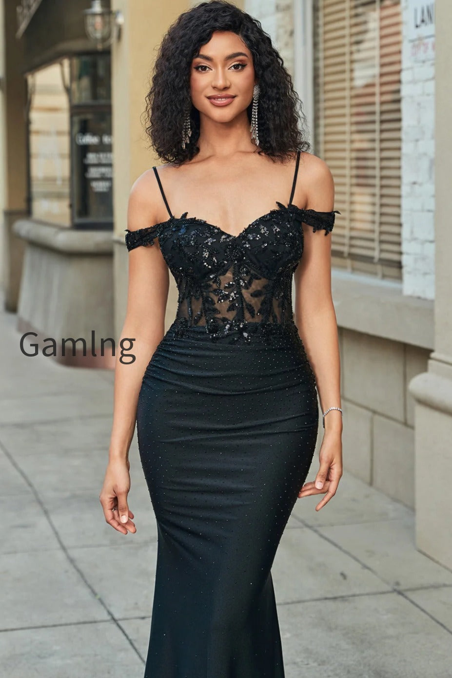 glitter-off-the-shoulder-black-long-mermaid-prom-dress