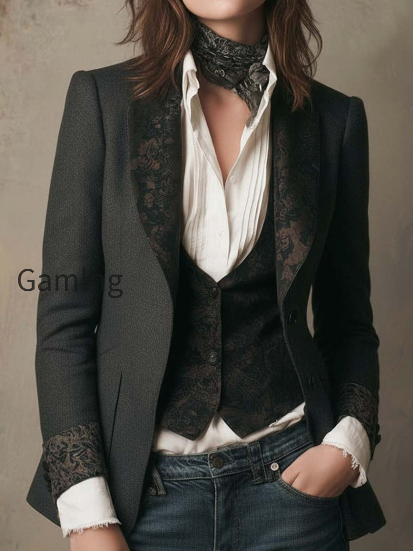 vintage-tailored-blazer-with-printed-lining