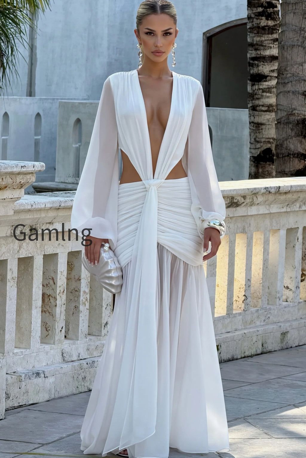chiffon-sheer-long-sleeve-cutout-maxi-dress
