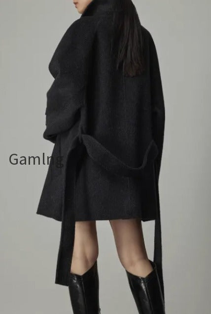oversized-wool-alpaca-stand-collar-cape-coat-with-belt
