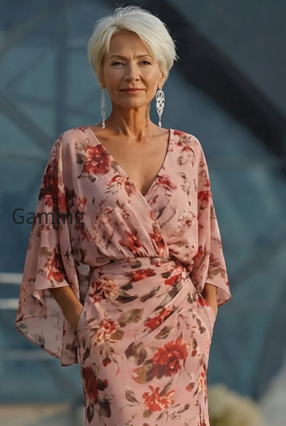 floral-dusty-rose-chiffon-v-neck-sheath-long-mother-of-the-bride-dress-with-pockets