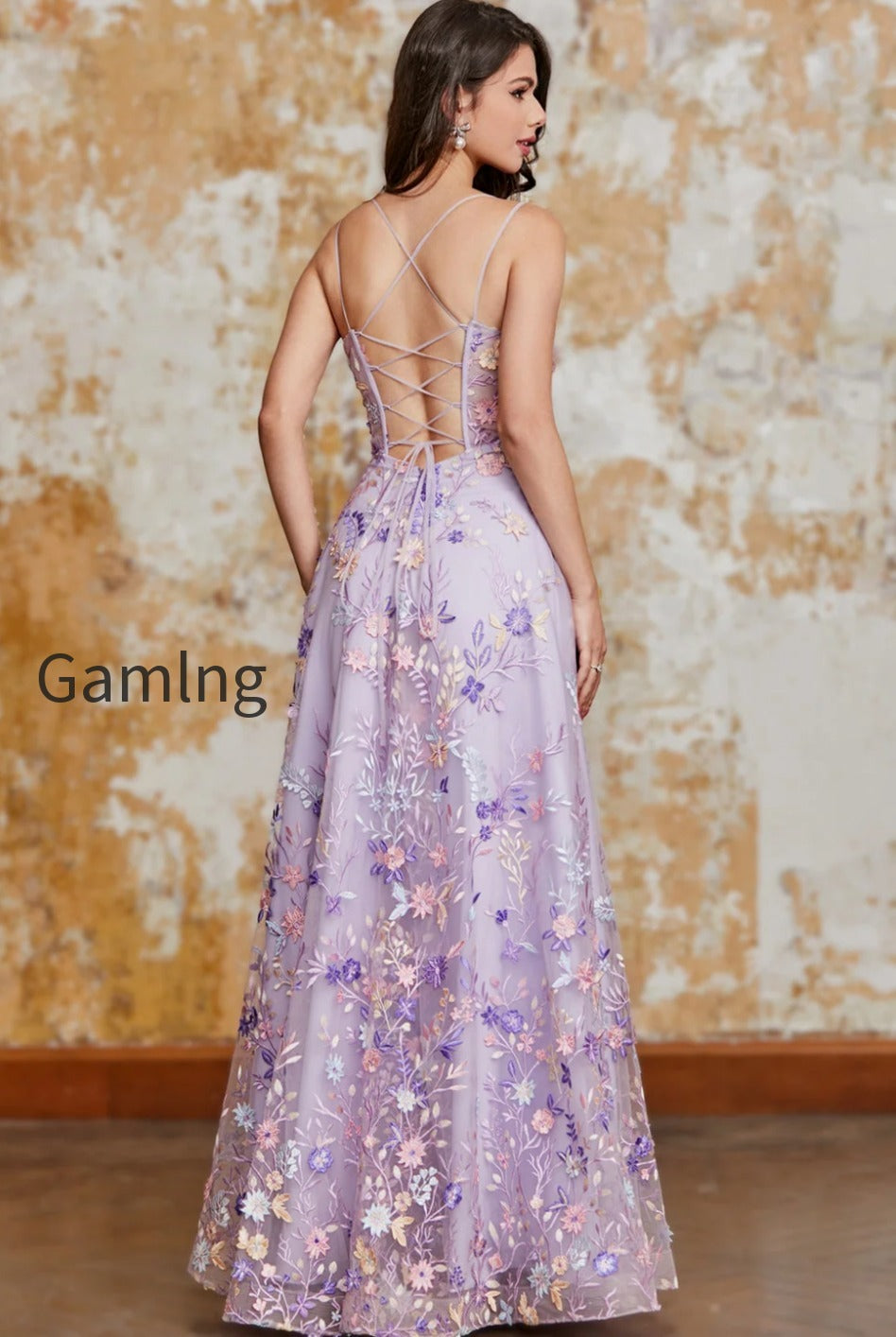 blue-flower-a-line-spaghetti-straps-corset-embroidered-prom-dress-with-slit