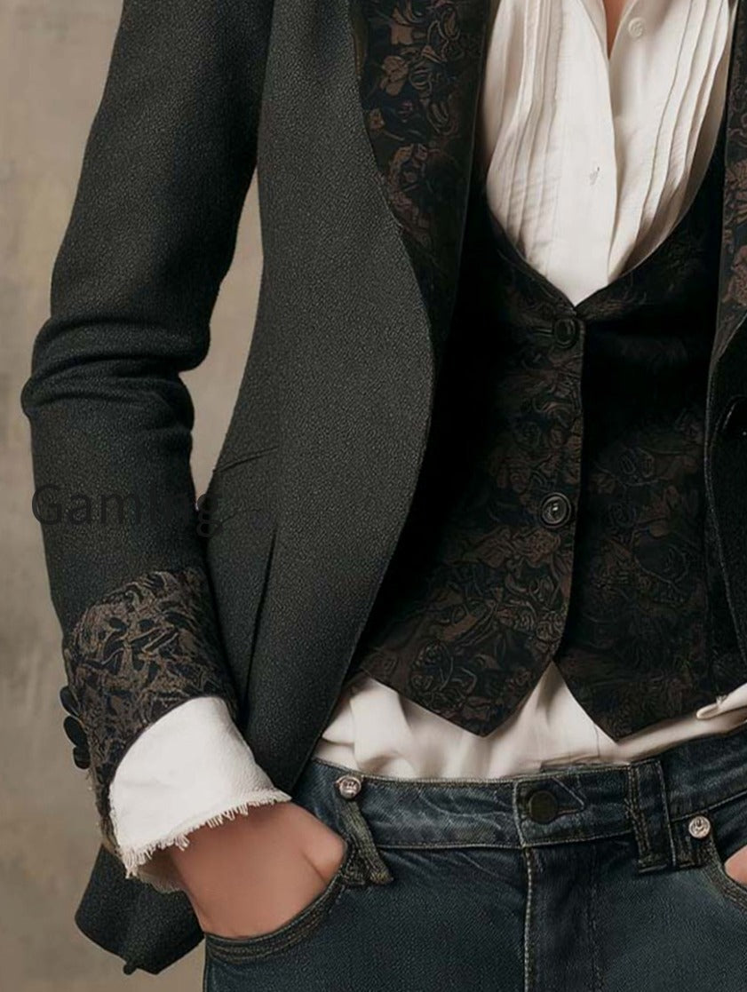 vintage-tailored-blazer-with-printed-lining