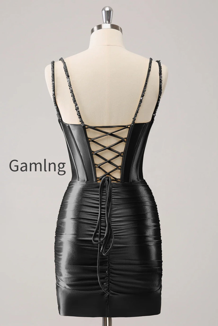 golden-spaghetti-straps-bodycon-homecoming-dress-with-sequins
