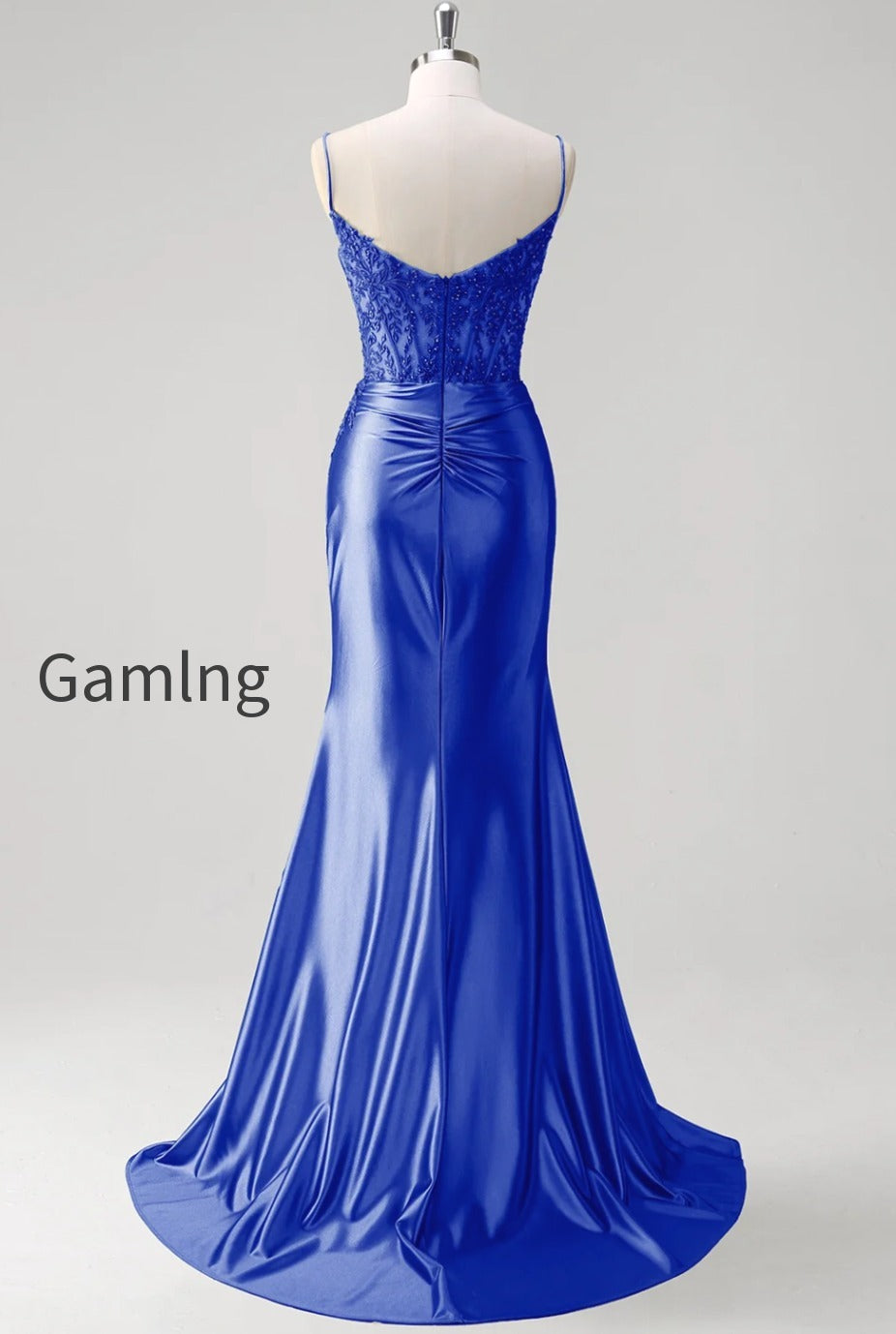 green-mermaid-applique-spaghetti-straps-corset-long-prom-dress-with-slit