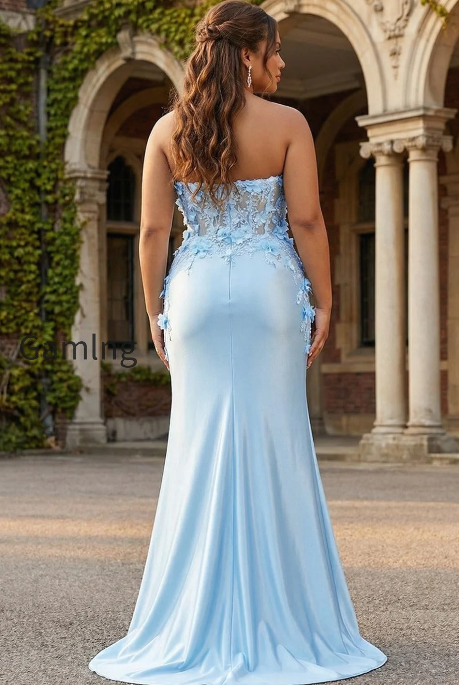 sky-blue-sheath-floral-sweetheart-long-prom-dress-with-slit