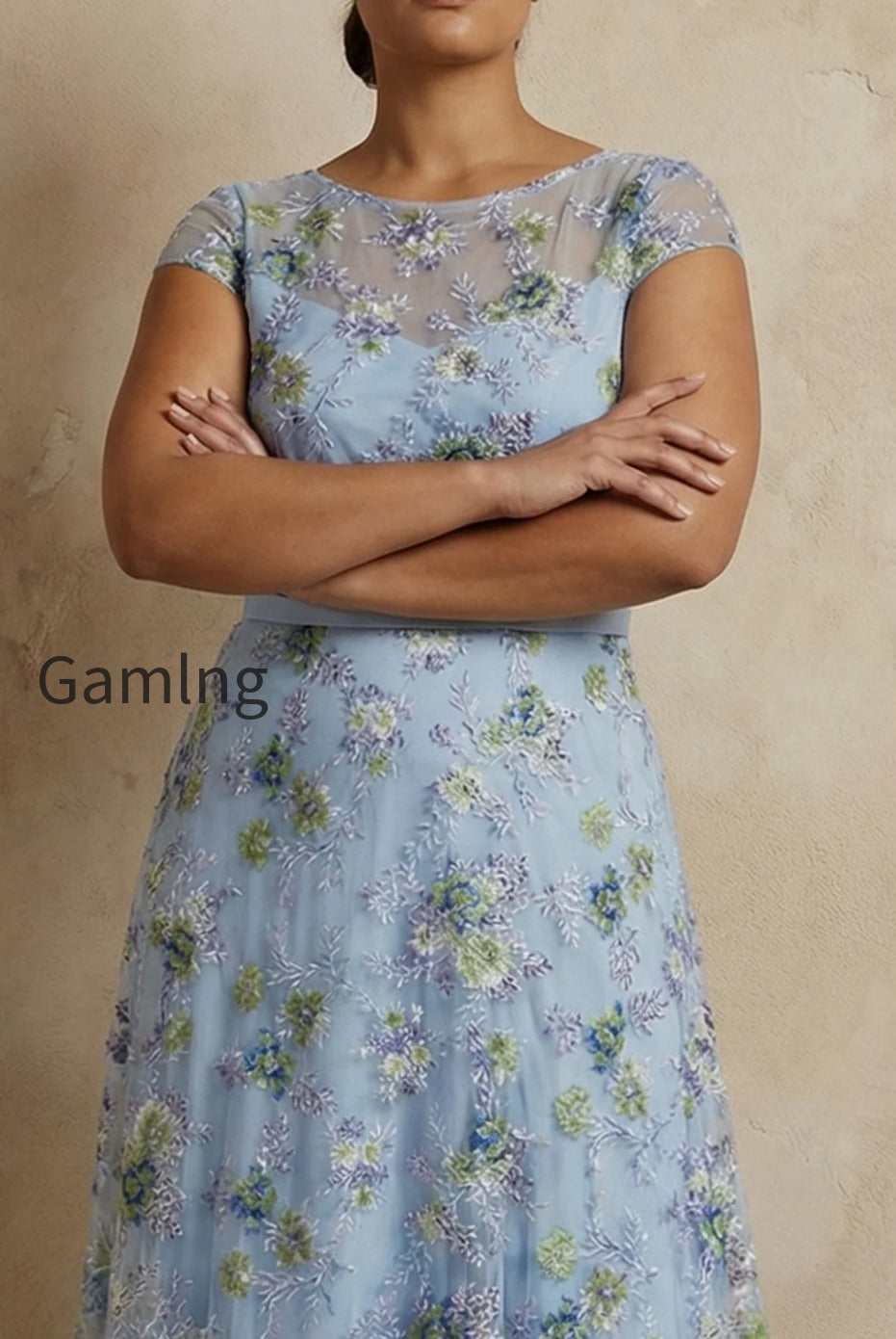 blue-floral-round-neck-appliqued-a-line-long-mother-of-the-bride-dress