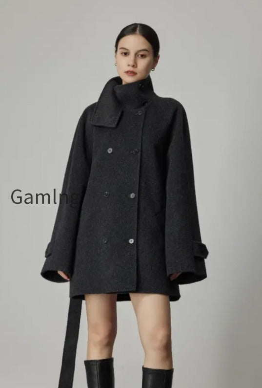 oversized-wool-alpaca-stand-collar-cape-coat-with-belt