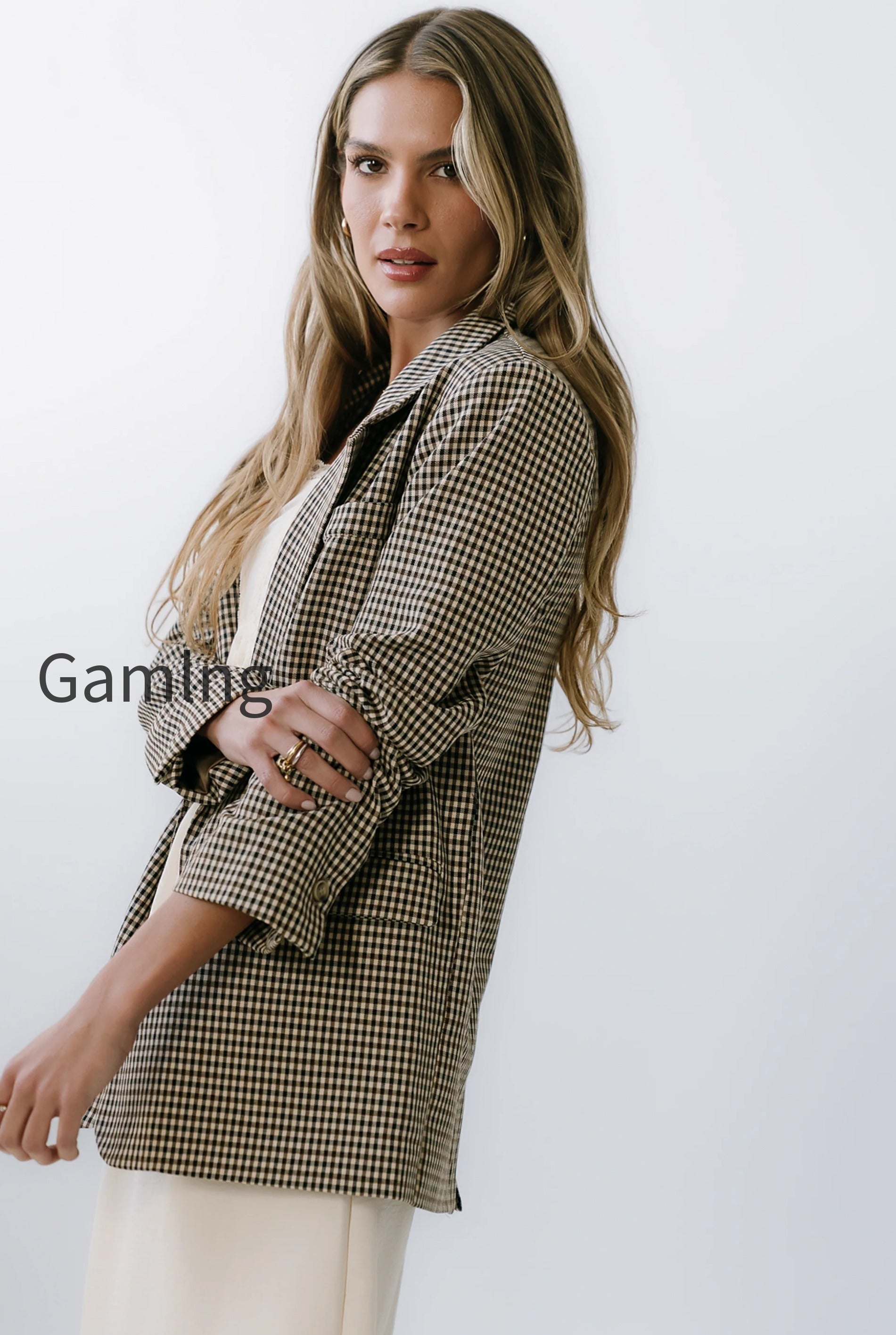 carie-gingham-blazer