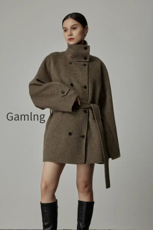 oversized-wool-alpaca-stand-collar-cape-coat-with-belt