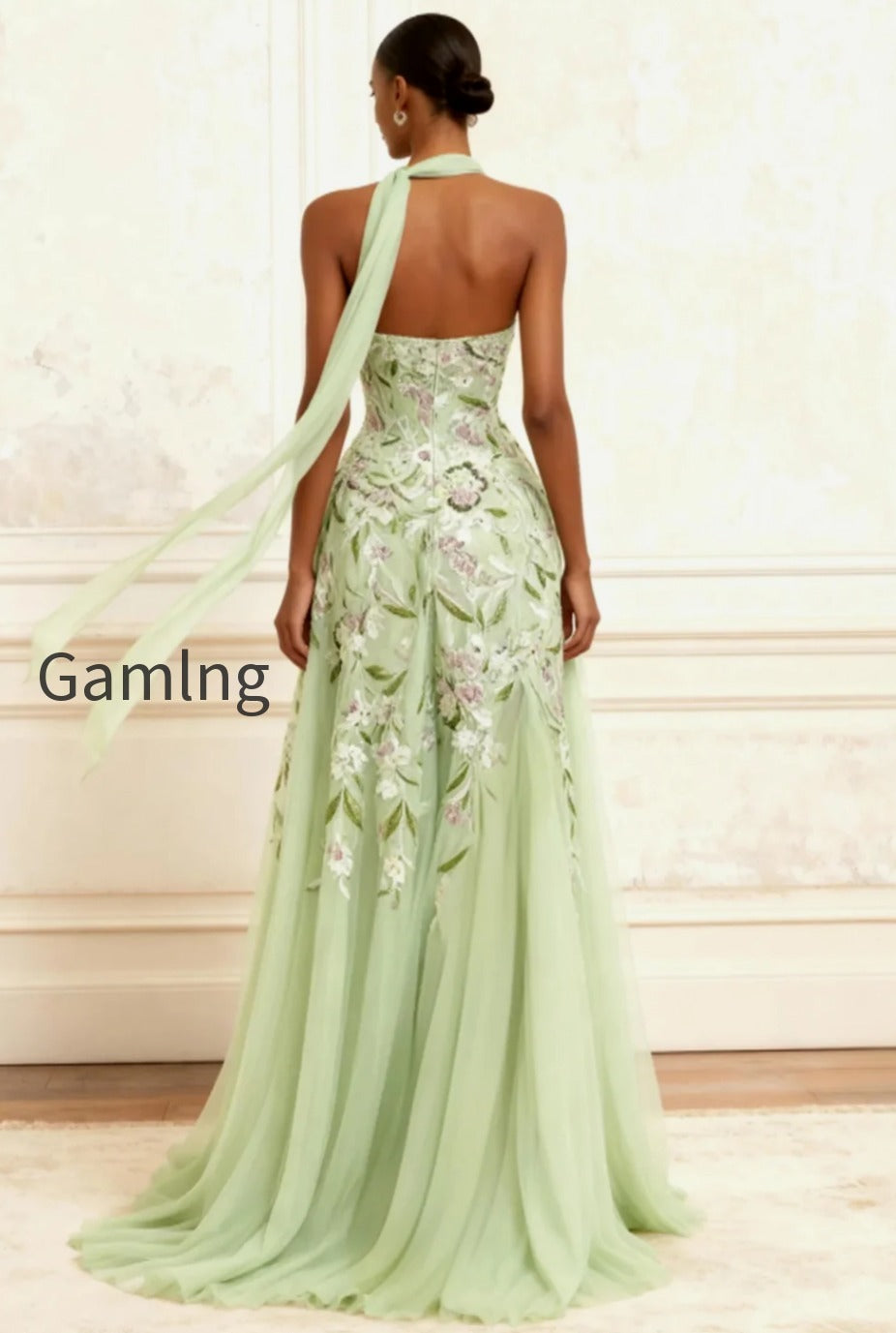 floral-dusty-sage-a-line-neck-scarf-tulle-long-prom-dress-with-appliques