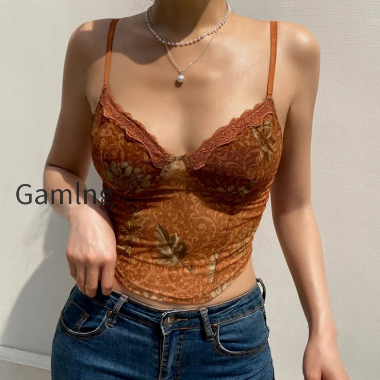 vintage-lace-maple-print-cami-top