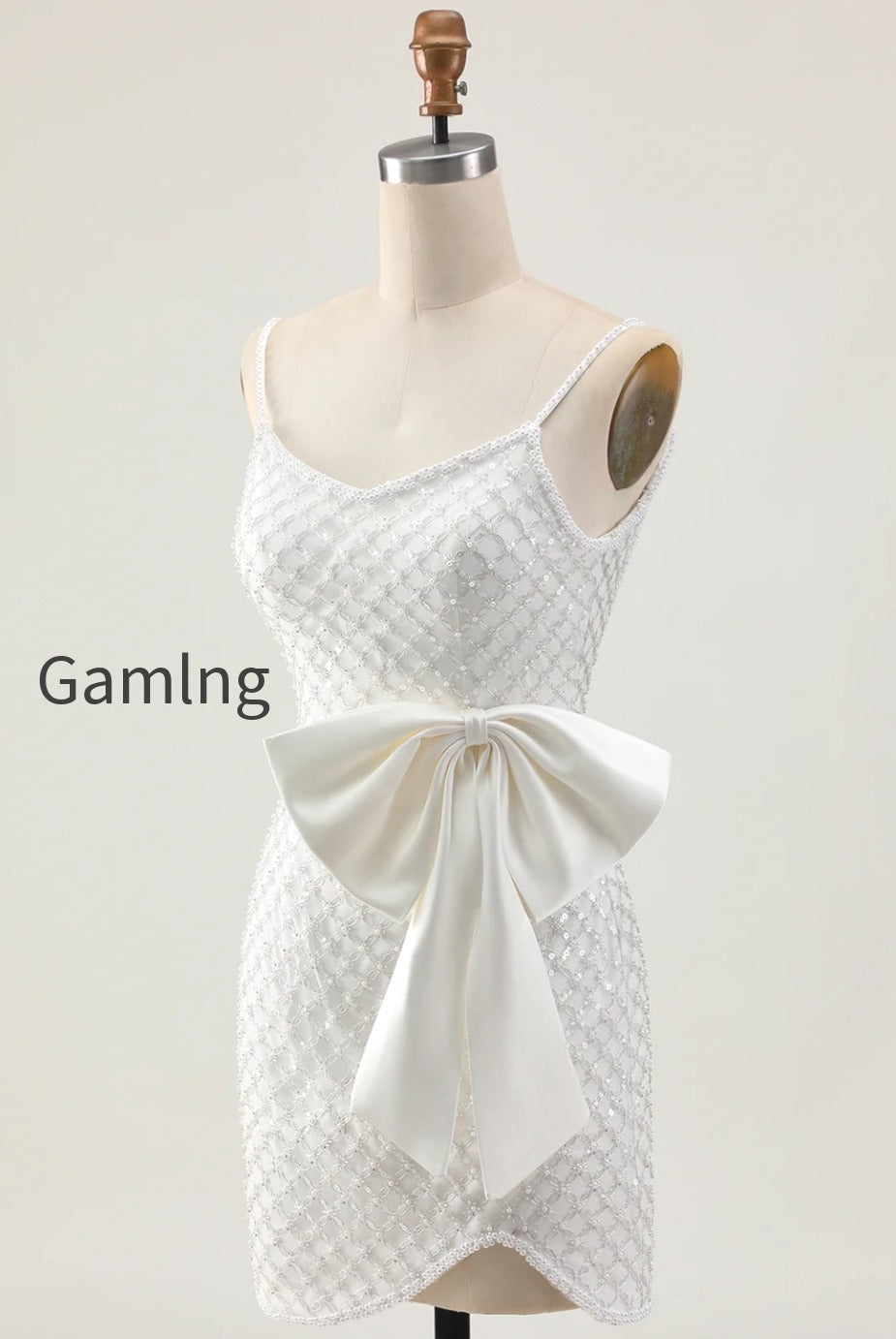 sparkly-white-pearls-short-tight-homecoming-dress
