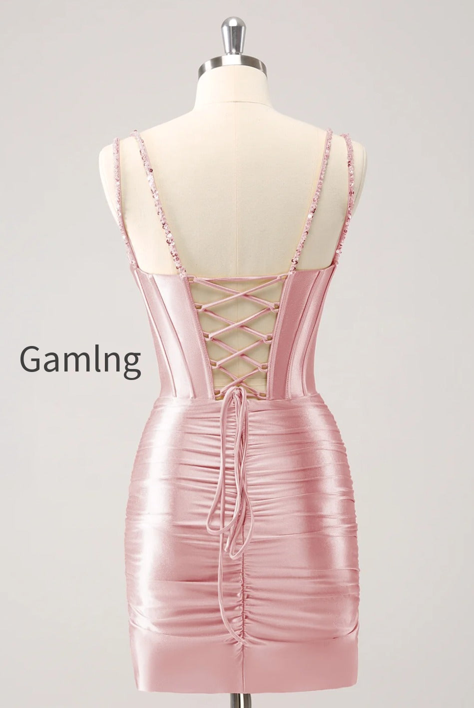 golden-spaghetti-straps-bodycon-homecoming-dress-with-sequins