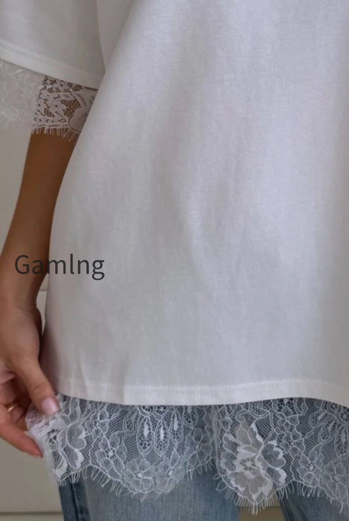 minimalist-sweet-lace-splice-short-sleeve-t-shirt