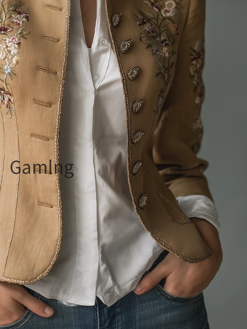 retro-contrast-trim-floral-embroidered-jacket
