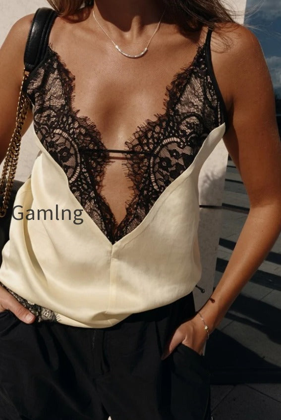 sexy-lace-patchwork-deep-v-neck-cami-top