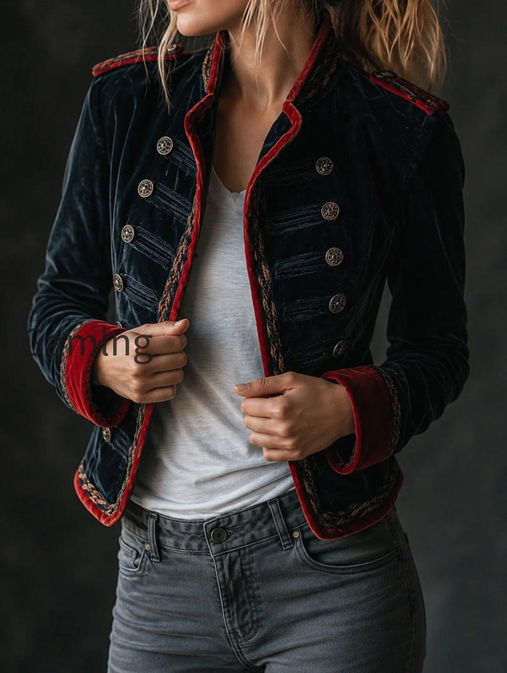 retro-chic-velvet-military-style-double-breasted-jacket