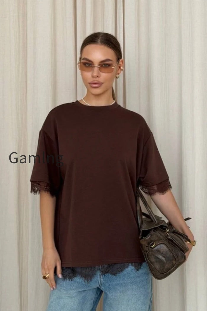 minimalist-sweet-lace-splice-short-sleeve-t-shirt