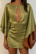 satin-hollow-ruffle-bodycon-mini-dress